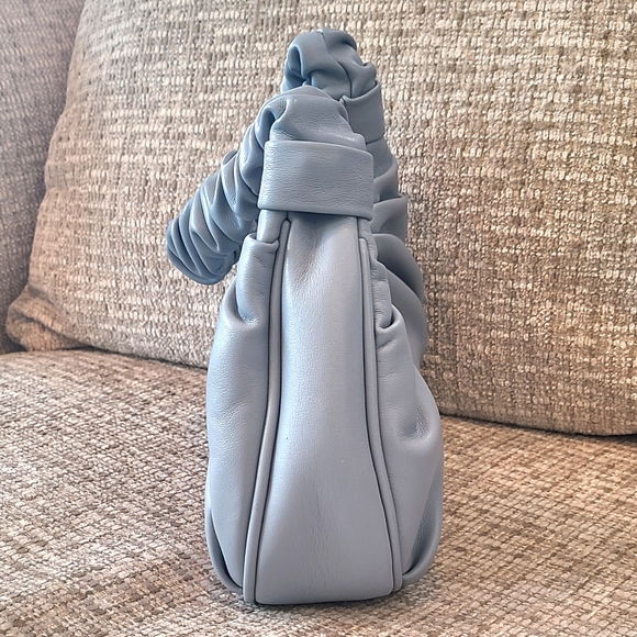 Used Once!- URBAN EXPRESSIONS -Cute Powder Blue Women's Bag- Snap Closure. - Picture 5 of 6